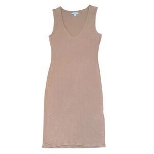 Bar III | Tan Bodycon Midi Tank Dress | Medium